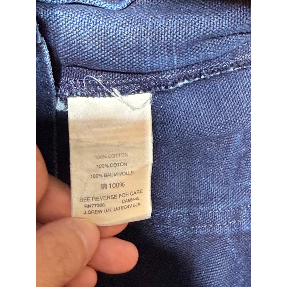 Wallace & Barnes Carpenter Pants Mens 31 Blue Canvas Workwear H2012 - Picture 4 of 9